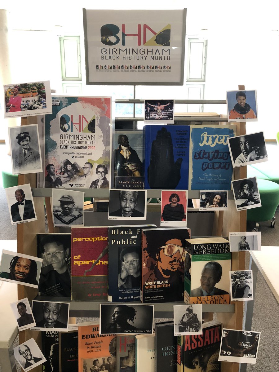 We’re celebrating the start of Black History Month with a dedicated book display courtesy of Marion! We have pulled together the best, informative and diverse titles for you, please join us in celebrating the culture and history of black communities.

#BlackHistoryMonth