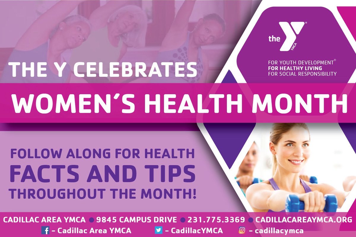 Celebrating women’s health month #YMCA #forabetterus #WomensHealth #womenshealthmonth