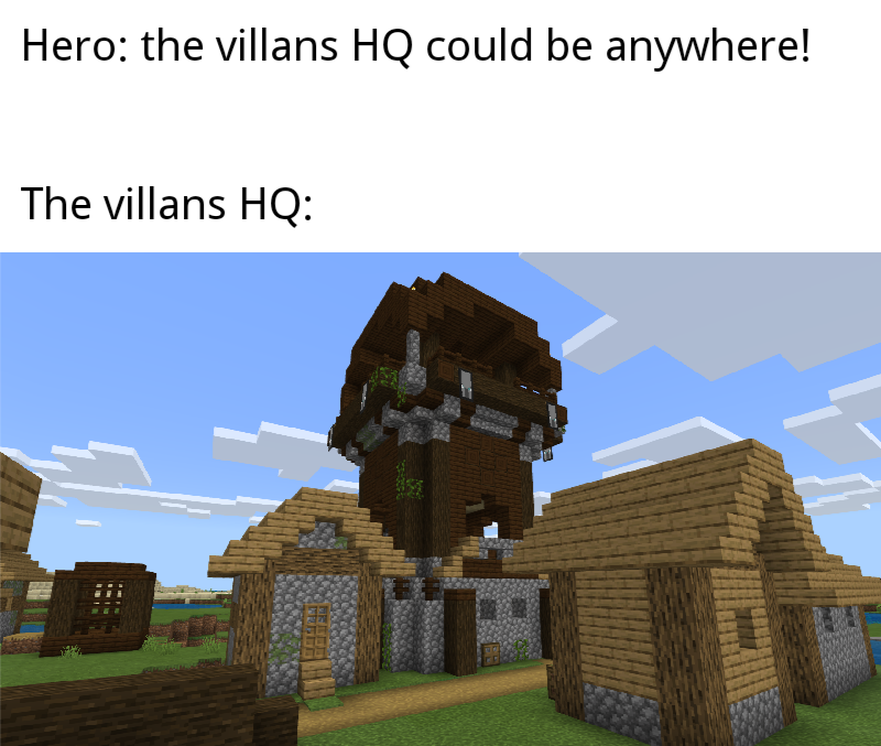 Minecraft Memes I Hope The Villagers Spot It T Co Ffoefemzdj Twitter