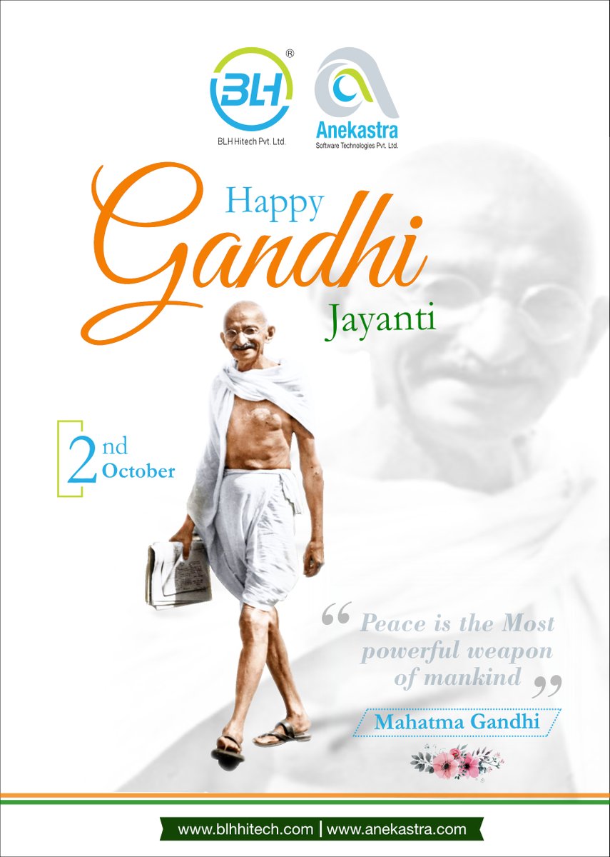 BLHHitech's tweet image. Happy Gandhi Jayanti.....
