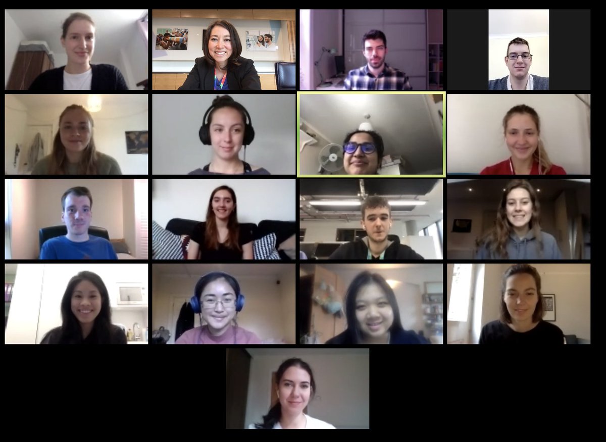 A big welcome to our 2020 <a href="/colcentre/">Col Centre</a>  <a href="/RadNetCRUKCoL/">CRUK RadNet City of London</a>    PhD and clinical fellows. This year our induction is a virtual one, but we have still managed a group photo!