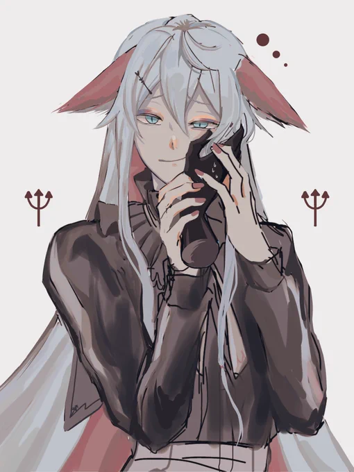 「もっと愛でてくれてもいいんですよ?」 