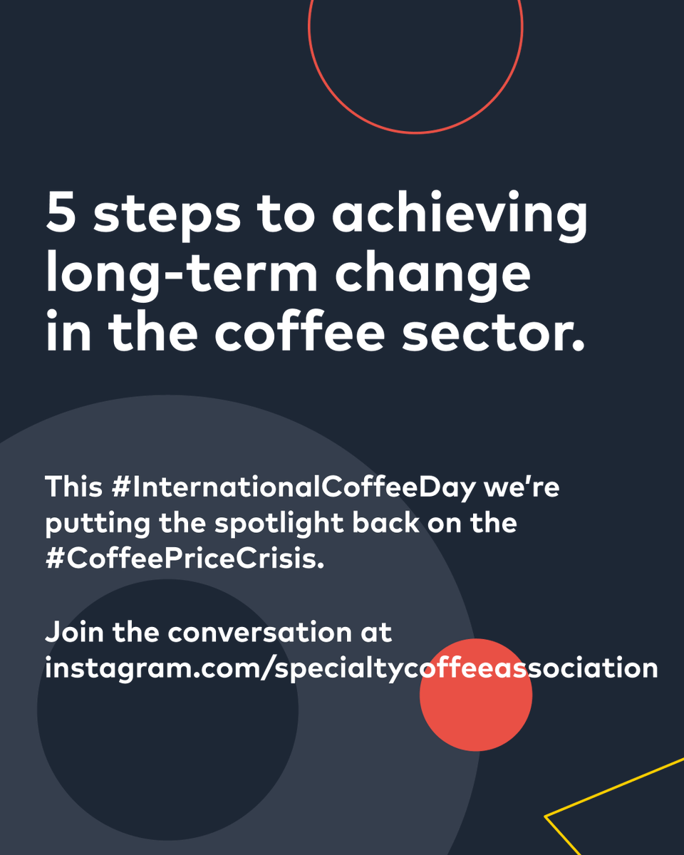 ☕ October 1 is #InternationalCoffeeDay. This year, we're putting the spotlight back on the #CoffeePriceCrisis with a focus on 5 steps the global coffee community must take to foment long-term change.

📲 Join the conversation: bit.ly/2mRS7SJ