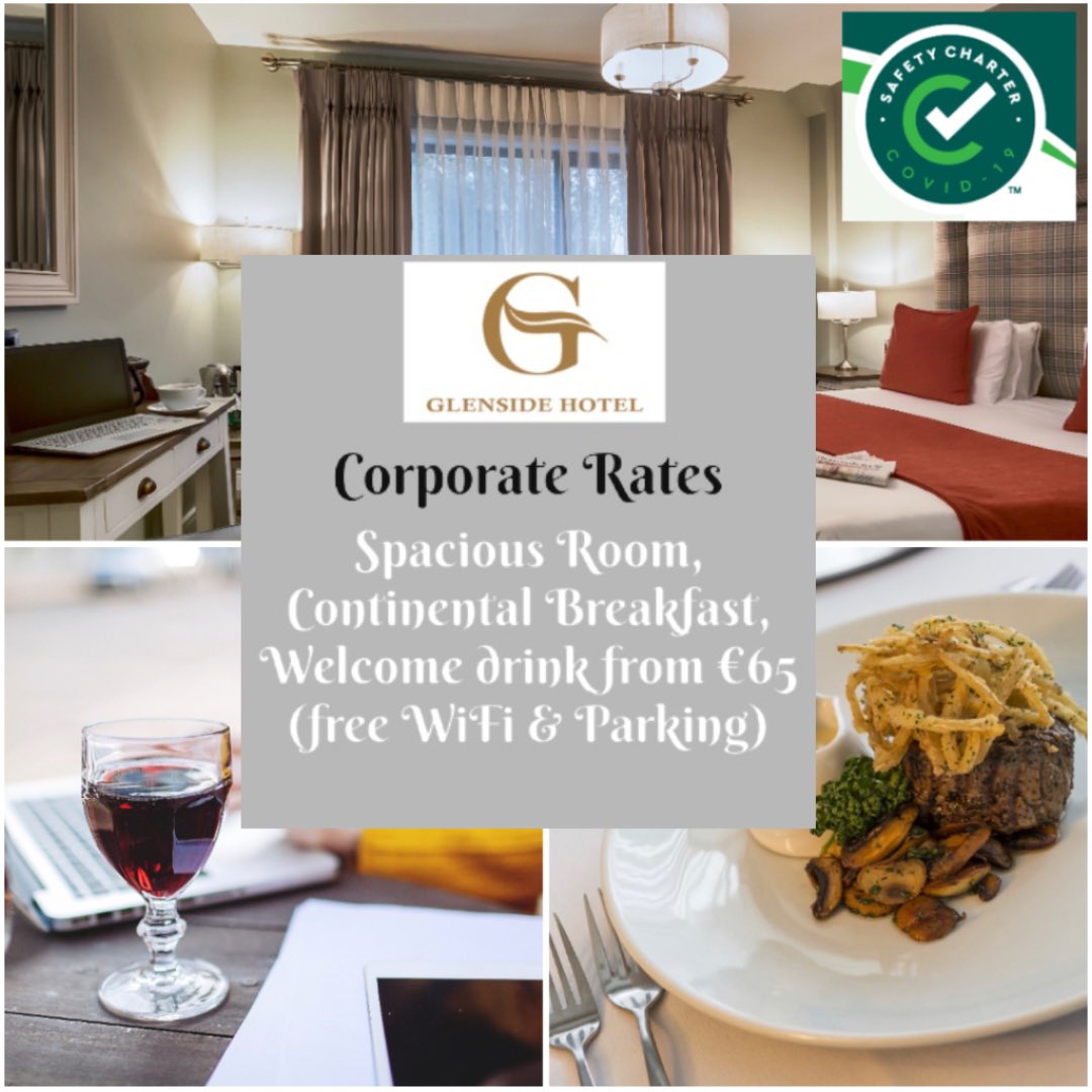 Working in the Drogheda/North Dublin Areas and looking for safe, comfortable accommodation? Check out our unbeatable corporate rate online glensidehotel.ie #corporate #travel #SafetyFirst #drogheda #louthchat #louth #meath #northdublin #hotel