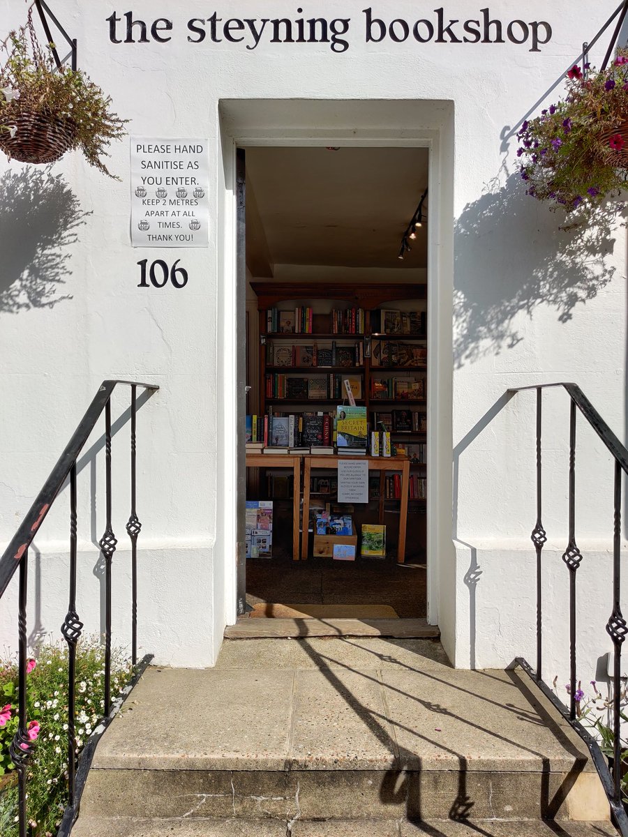 The Steyning Bookshop. Gorgeous little place: really elegantly selected and displayed books, huge children's area. Sara, the owner, lives in the same building.