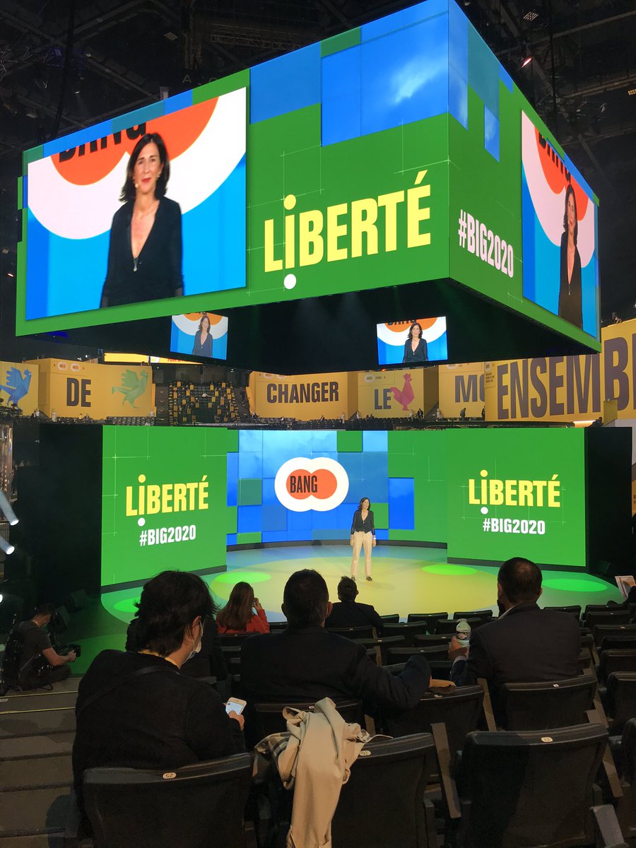 Splio's tweet photo. « Et je considérerais comme une victoire personnelle le simple fait de pouvoir offrir à mes collaborateurs un nouvel espace de liberté, dont je ne connais pas encore les contours, mais qui aurait la vertu  de conjuguer performance collective &amp; épanouissement personnel. »
#BIG2020 https://t.co/iMGM9HWlO6