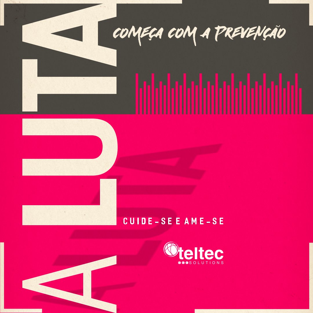 Teltec_Solution's tweet image. Outubro é o mês de conscientização da prevenção do câncer de mama.
Cuidar da saúde é uma tarefa para o ano todo. Mas nesse mês, é importante reforçar que a luta começa com a prevenção. Cuide-se e ame-se &amp;lt;3
#OutubroRosa #cancerdemama #cancertemcura #pinktober