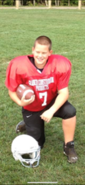 NoblesvilleFB's tweet photo. SENIOR SPOTLIGHT AJ Whitehead has played football for 11 years and is an offensive lineman who is also serious about lacrosse all year round. One of his favorite seasons was on the 6th grade Grinders team. Good luck @Awhitehead78 to whatever the future may bring! #neverdaunted https://t.co/FnGy2eGAeL