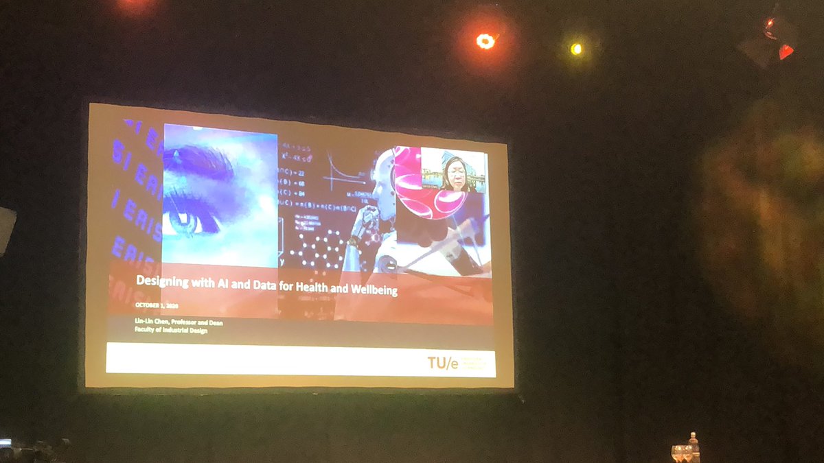 On to the presentation of Lin-Lin Chen from @TUeindhoven who will discuss design with #AI and data for #health and #Wellbeing #AIinHealthcareConference