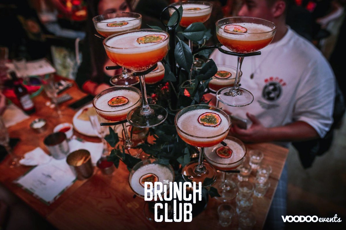 BRUNCH CLUB TWITTER COMP!! 🍕🥂

FOLLOW &amp; RT for a chance to WIN:

FREE Table of 4 🥳
FREE Pornstar Martini Tree 🌲
FREE Hangover Monday 😂👏

Winner announced Saturday at 6pm ⏳