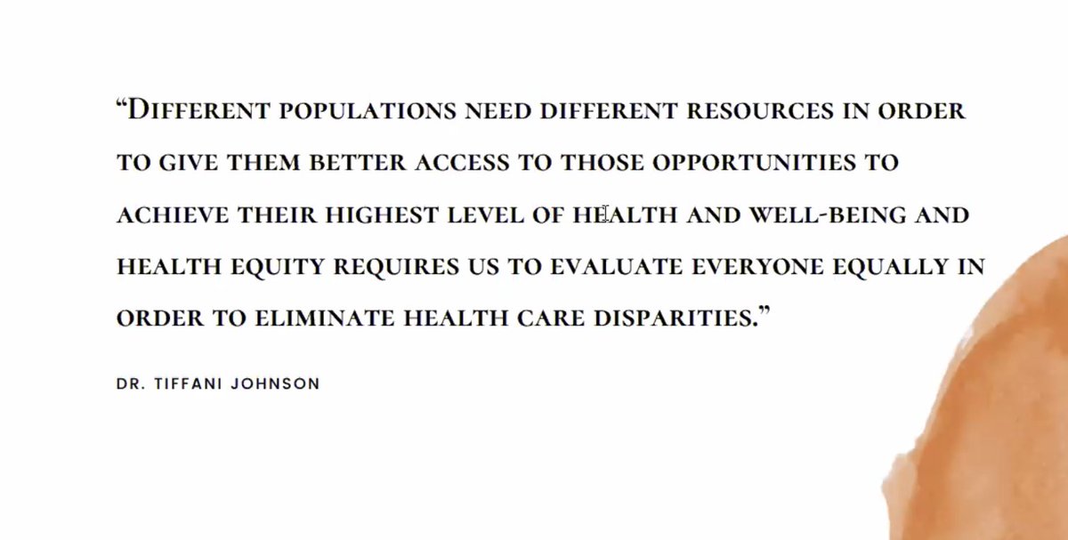  @LyndonGeorge1 discusses how pressures writ large in our systems may result in worse care for those who are racialized..."If we want quality in our healthcare, we have to think about where we start?" Let's start at looking at the surrounding system