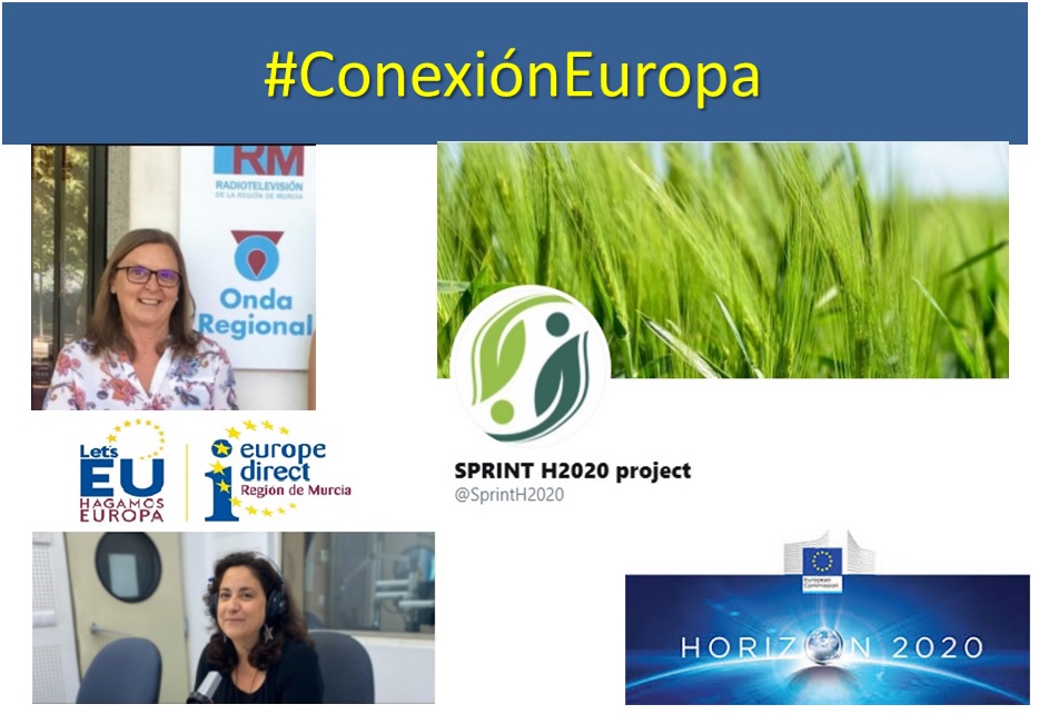 #ConexiónEuropa <a href="/MiradorORM/">El Mirador de Onda Regional 📻</a> Hoy Josefina Contreras @UPCTnoticias nos habla de <a href="/SprintH2020/">SPRINT: Assessing the impacts of pesticide use</a>, un #H2020 <a href="/EsHorizonte2020/">@EsHorizonte2020 es ahora @HorizonteEuropa</a> <a href="/EU_H2020/">Horizon 2020</a> que evalúa los riesgos del uso de #plaguicidas para la #salud humana y ambiental 👉bit.ly/33jz2ez #DelaGranjaalaMesa #FarmtoFork #EUGreenDeal
