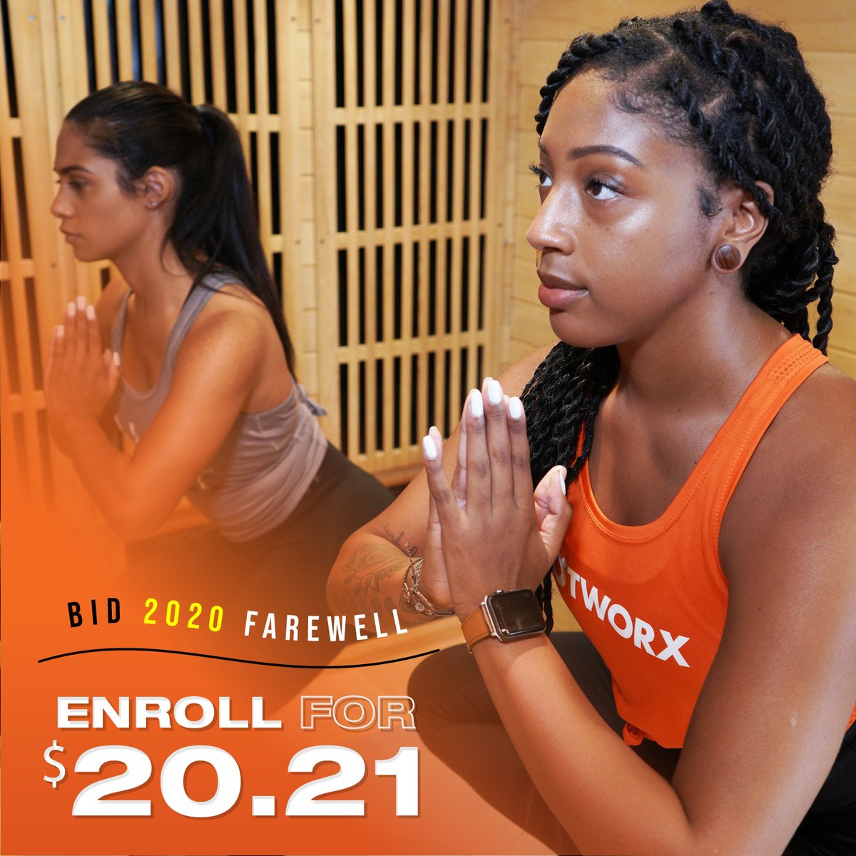 HOTWORXRRock's tweet photo. Bid 2020 Farewell, Enroll for $20.21!
No more #2020problems! 🎉 

We’re jump starting a new year with HOTWORX early! 
Enroll TODAY for only $20.21!

Stop by the studio, give us a call, or drop a DM! 

#hotworx #roundrocktx #infrared #sauna #hotyoga #yoga #hotcycle #cycle https://t.co/PsoPse4HEf