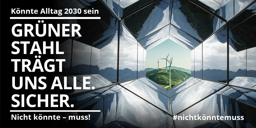 Infrastruktur, Gebäude, Autos: Grüner Stahl weist den Weg in eine klimaneutrale Zukunft.
Die Technologie ist vorhanden. Jetzt das Handlungskonzept Stahl umsetzen. 
#greensteelforfuture #nichtkönntemuss 
#SteelNeedsEuropeNeedsSteel  stahl-online.de/index.php/meld…