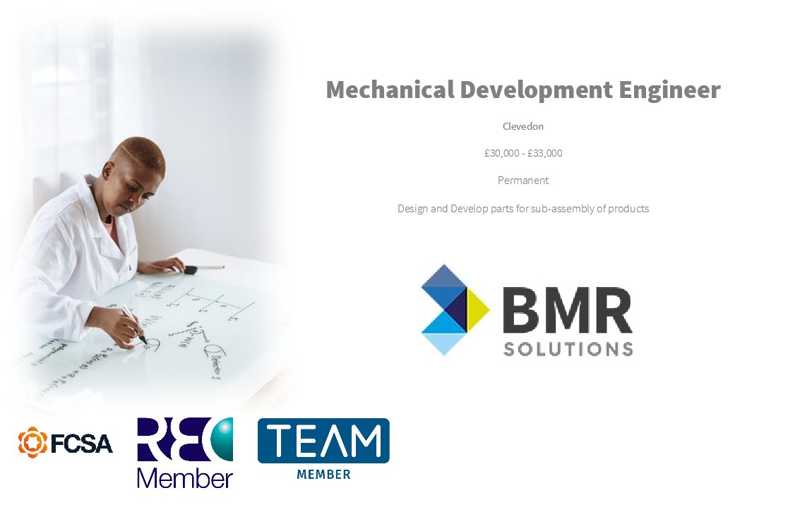 New @wes1919 Partner <a href="/BMRSolutions/">BMR Solutions</a> have some fantastic engineering opportunities, Cell Manufacturing Engineer, click here to read more bit.ly/3igc5NP #WES #WESPartner #BMRSolutions #WomenEngineers