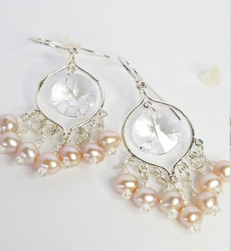 Baroque Pearl & Swarovski Earrings, Sterling Silver Earrings | Etsy
A gorgeous look for any occasion, or for every day!
 buff.ly/3cMFPR0

#Etsy #handmadejewelry #earrings #jewelrylover #estygifts #giftsforher #etsyfinds #jewelry #fallfashion
