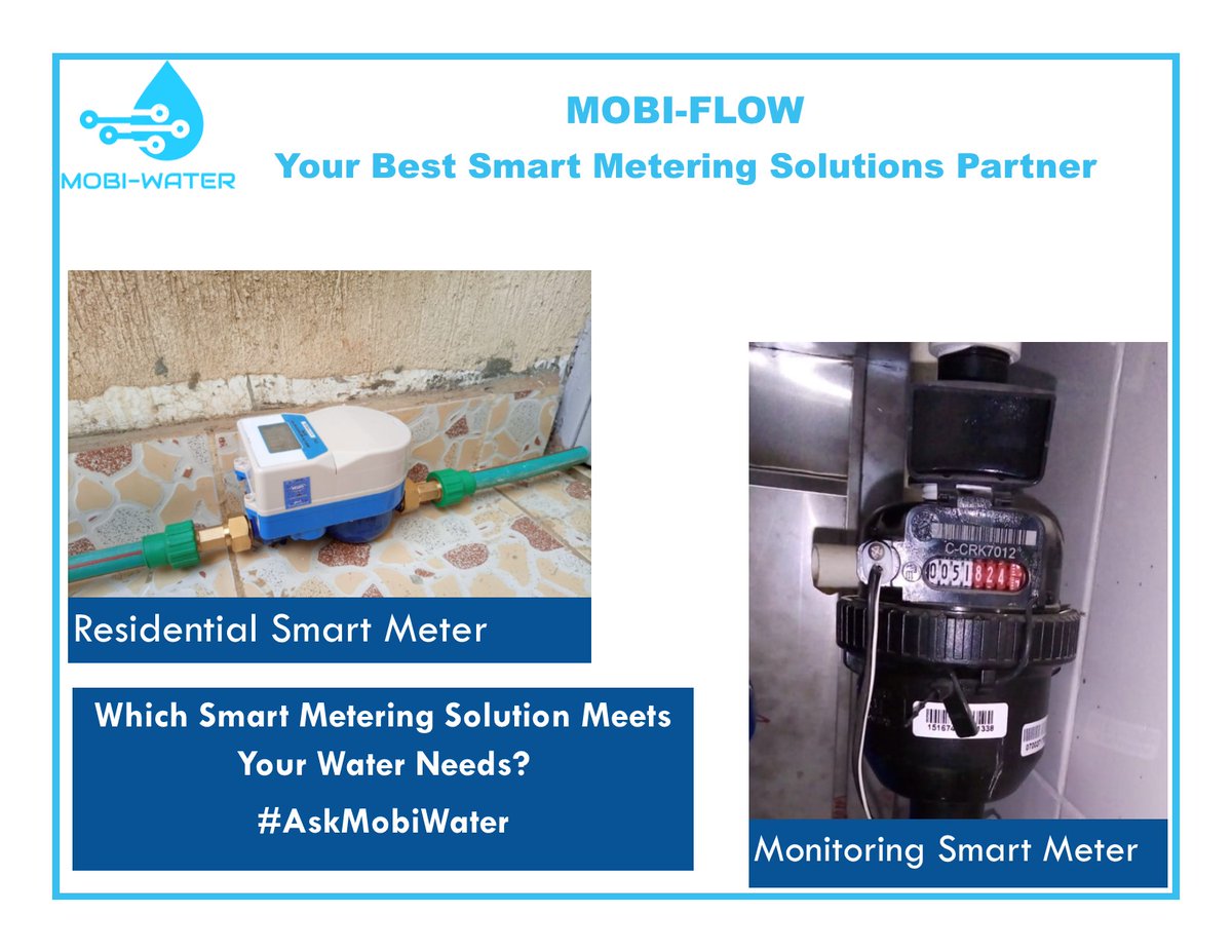 Which Mobi-Flow Smart Meter Meets Your Water Needs Your Water Needs?  #AskMobiWater to discover the ideal water solution for your home or business.  #IoT  #water  #sdg6