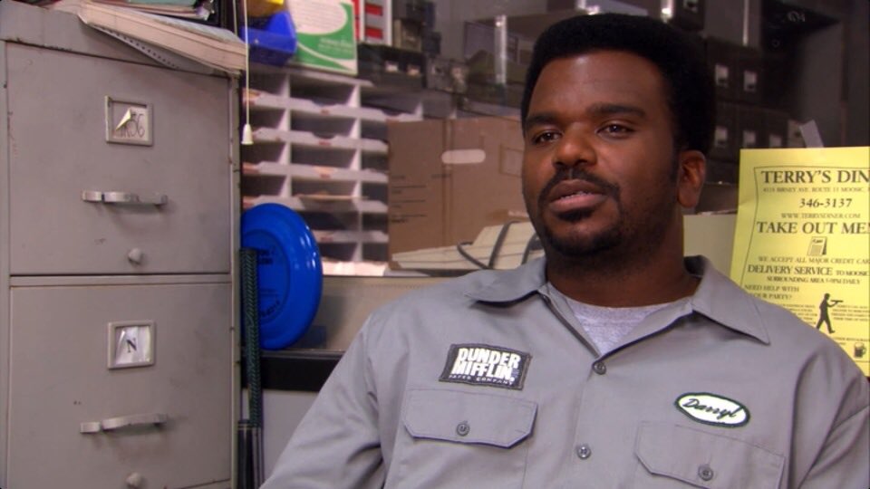 CRAIG ROBINSONhe literally plays the BEST side characters love itdarryl from the officedoug judy from b99a vampire hunter in wwdits