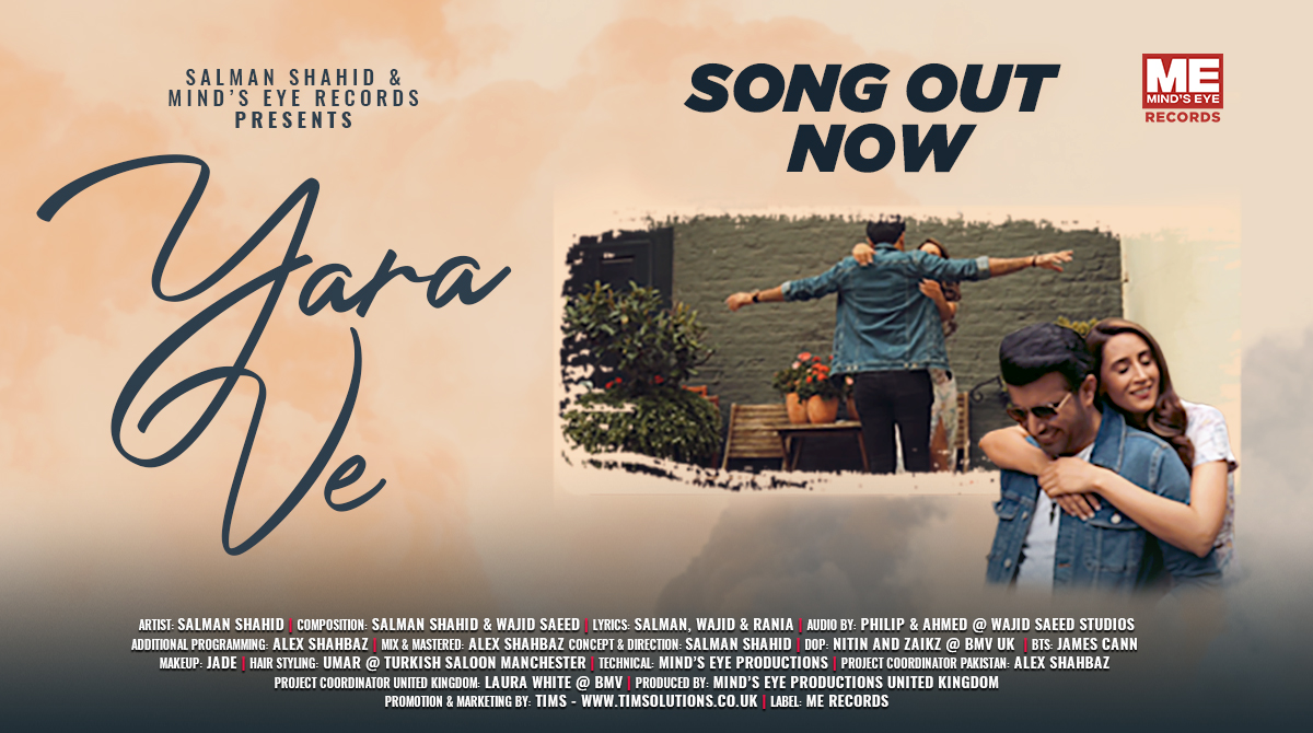mindseyerecords's tweet photo. ME Records &amp; Salman Shahid presents “Yara Ve”.
Song Out Now!
Click on the link below to view full video:
https://t.co/xn46K6naNO
#salmanshahid #merecords #songoutnow #newsong #love #song #sadsong #music #instagood #pakistan #sad #songs #photooftheday #instavideo #photography https://t.co/Id5f2QpJZK