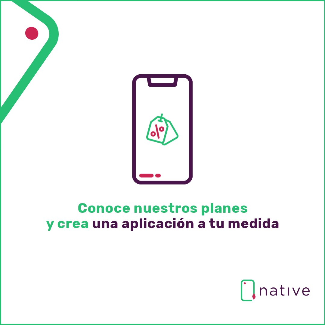 ux_native's tweet photo. Crea tu propia app sin saber programar desde USD 9.99 con nuestro Plan Revolution 🚀

🤳Creas tu App

🥇Te asesoramos para convertirla en un éxito.

🔝Y la publicamos en Google Play y App Store para que tus usuarios la descarguen.

Ingresa a https://t.co/Ev8t7uZmpa y comienza. https://t.co/4q7OOmOYkq