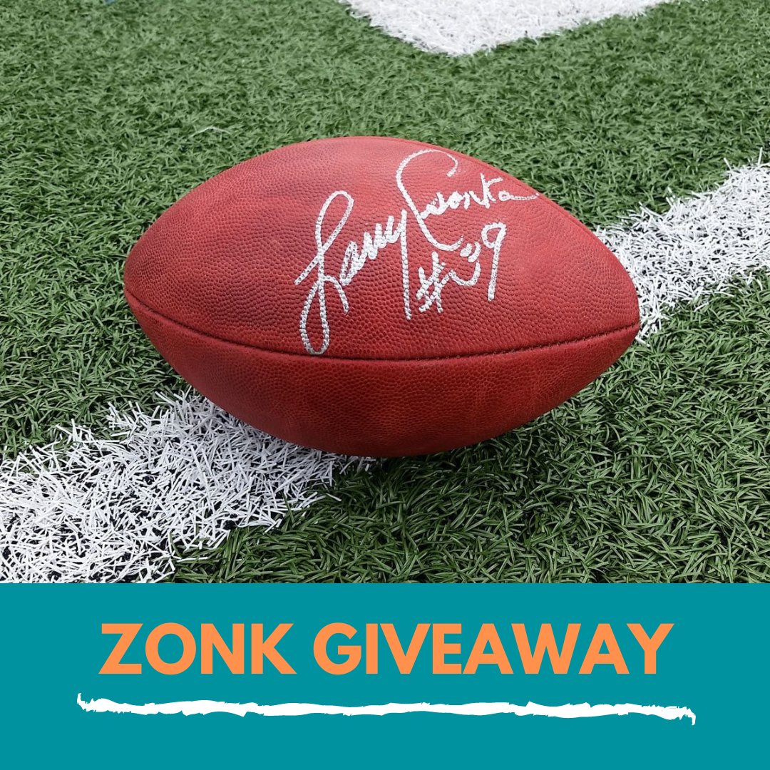 ZONK GIVEAWAY!

Yes, we’re still celebrating the Dolphins WIN over the Jaguars last Thursday night! To be eligible, “LIKE &amp; RT” this photo and “TAG 2 FRIENDS” or more in the comments section.  We’ll announce a winner soon! #finsup #Dolphins #Giveaway #NFL #LetsGo