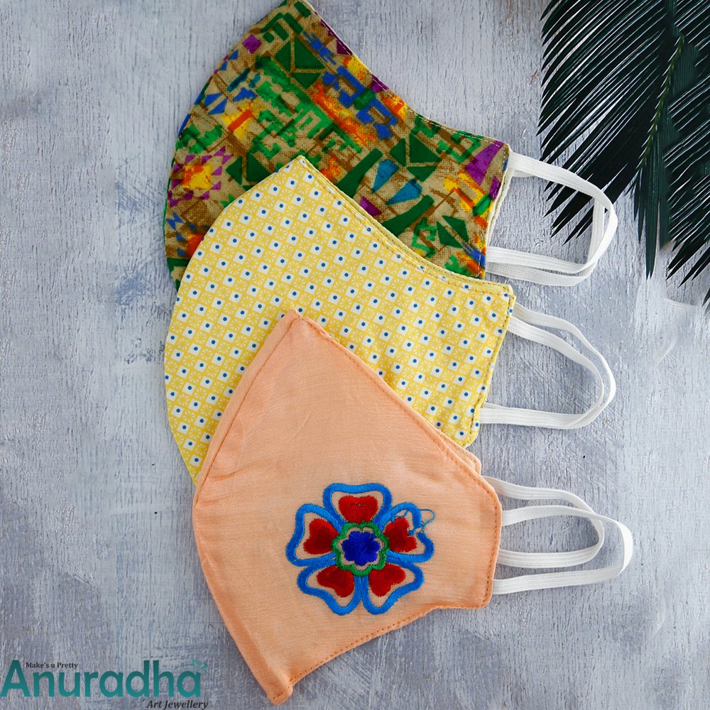 AnuradhaArts's tweet photo. 🤩Multi-color Set Of Three Combo Cotton Synthetic Face Mask @ just Rs.225/- by Anuradha Art Jewellery🤩 
Shop Now: https://t.co/wQh22Q5j16
-
-
-
#mask #facemask #combomask #cottonfacemask #designerfacemask #maskforgirl #fashionjewellery #artifiicaljewellery #anuradhaartjewellery https://t.co/H1vlX5Hggo