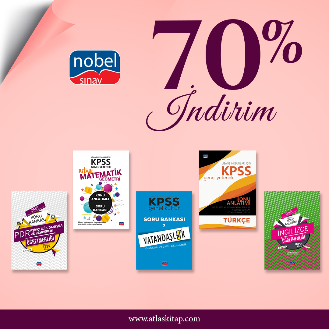 atlaskitapcom's tweet photo. BÜYÜK İNDİRİM! 📢
Nobel Sınav KPSS ve ÖABT kitaplarında %70 indirim https://t.co/XGzBWivMcO'da 📚✨
https://t.co/5iN19LKa9b https://t.co/YWbrjo7mzr