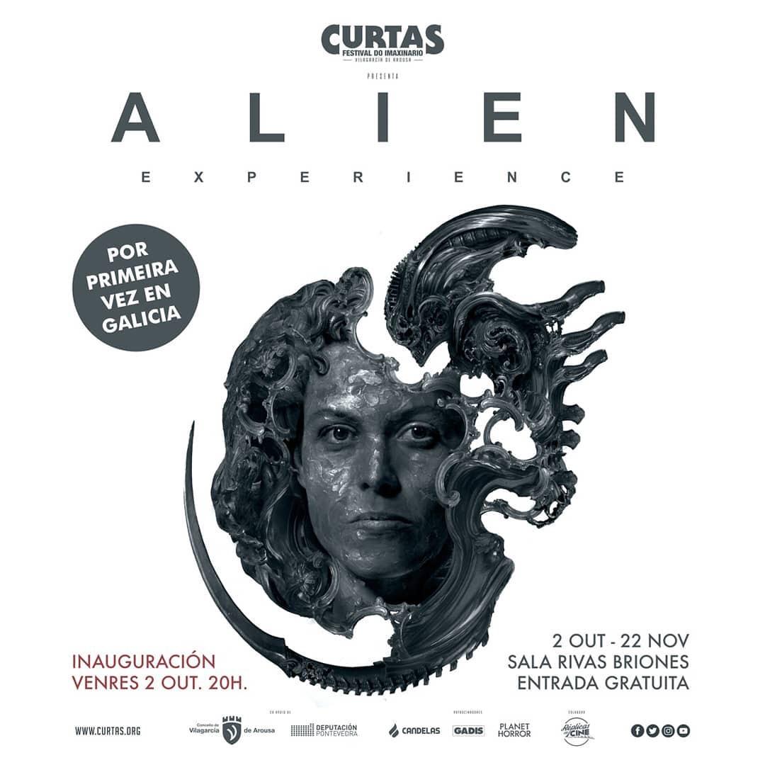 ‼️ <a href="/ReplicasdeCine/">Réplicas de Cine</a> lleva su “Alien Experience” del 2 de octubre al 22 de noviembre al <a href="/CurtasAC/">CURTAS Festival do Imaxinario</a>. Entrada gratuita previa reserva. 👽🎥🎞