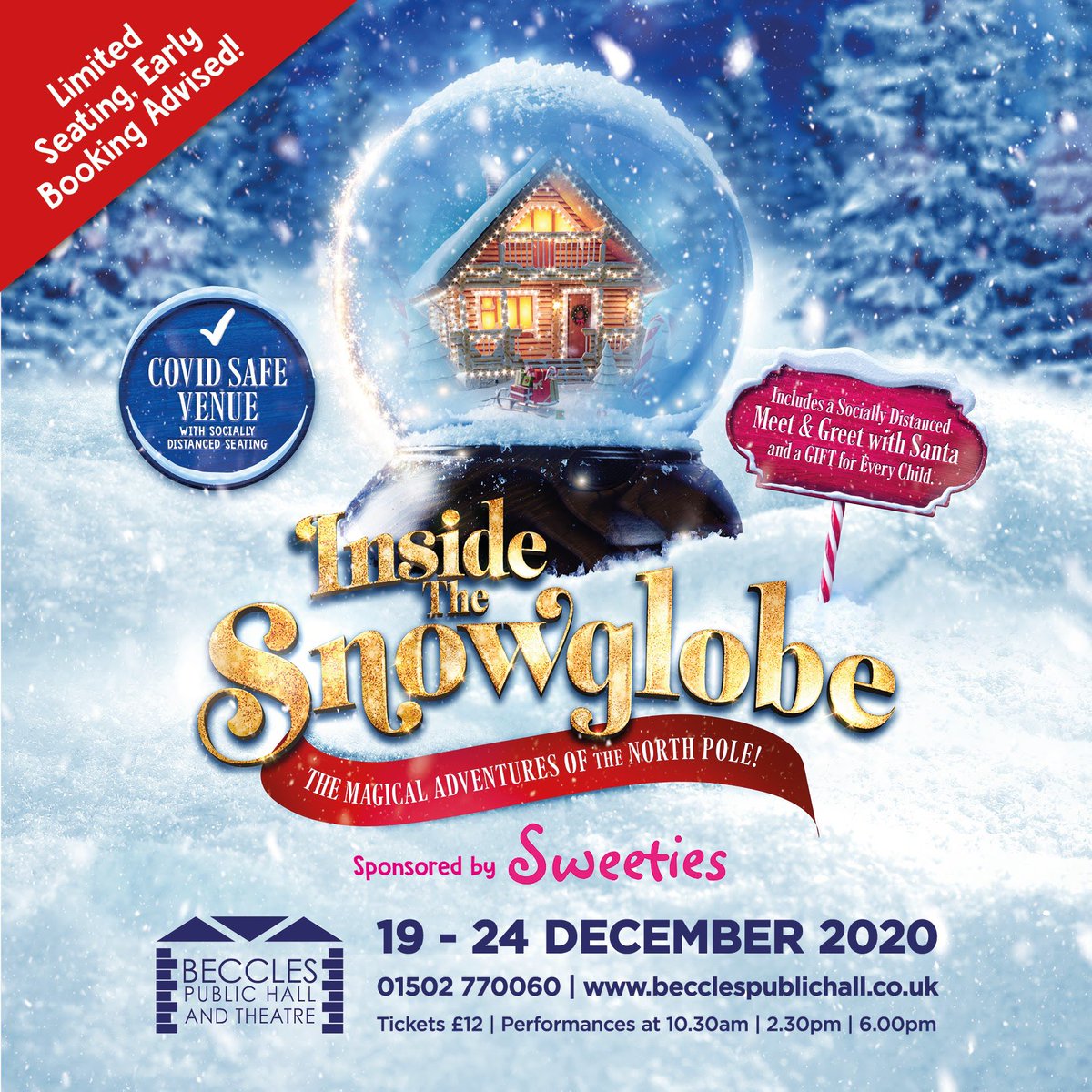 Christmas isn’t cancelled! 🎄🎅🏻 Pantomime producer Ryan Holt creates a covid safe socially distanced festive show! #Beccles #Suffolk #TheShowMustGoOn #WeMakeEvents #Christmas