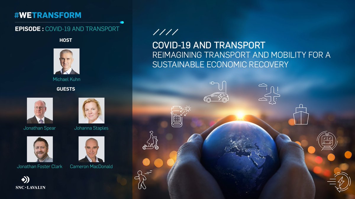 atkinsrealis's tweet image. Do we come out of #COVID-19 by falling back on old ways? Or do we harness new opportunities to shape the future of #transport? Listen to our global industry experts podcast: bit.ly/36l8ATJ
#WeTransform #MiddleEast