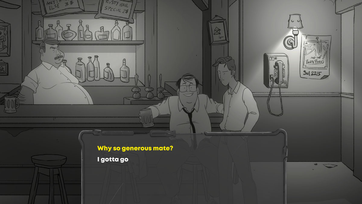 itchio's tweet photo. Jim &amp; John (Demo): You take on the role of John, a professional burglar with a slight drinking habit, who has seen better days. 

https://t.co/Pykydlbdvf by @studioschanko https://t.co/X88KRqkmep