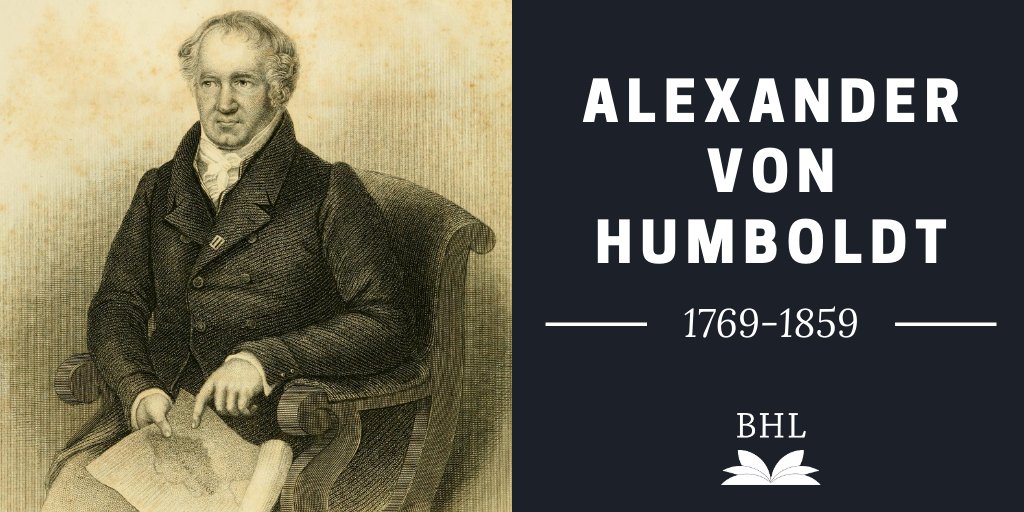 Alexander von Humboldt is considered one of the fathers of modern environmentalism. He taught that all of nature was interconnected and warned about humanity’s ability to negatively impact the environment through their interference with nature.