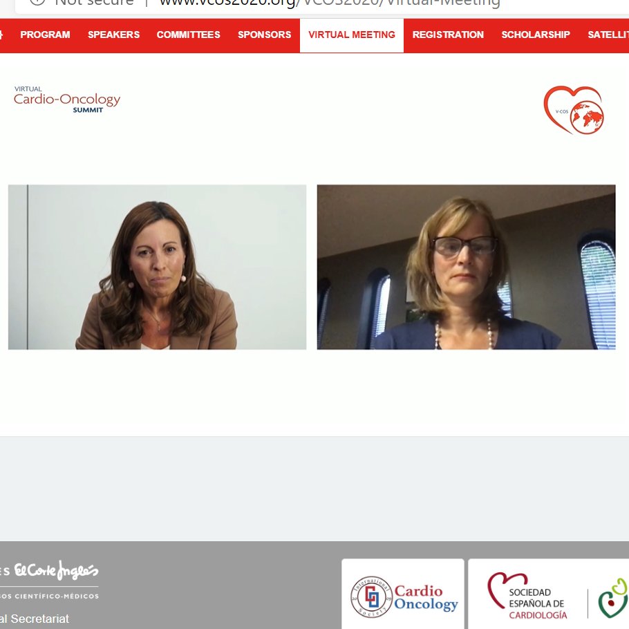 Dr_Mike_Fradley's tweet image. #VCOS20 starting now.  Congratulations @TeresaLpezFdez1 
@ICOSociety @sdent_duke #cardioonc