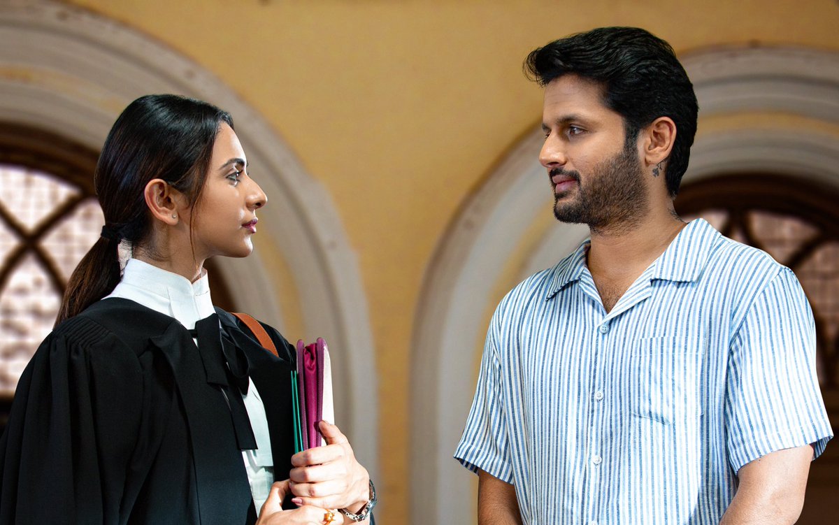 Checkout these latest stills from #Nithiin's latest movie #Check #RakulPreetSingh #ChandraSekharYeleti #PriyaPrakashVarrier #Tollywood #MultiplexEnt