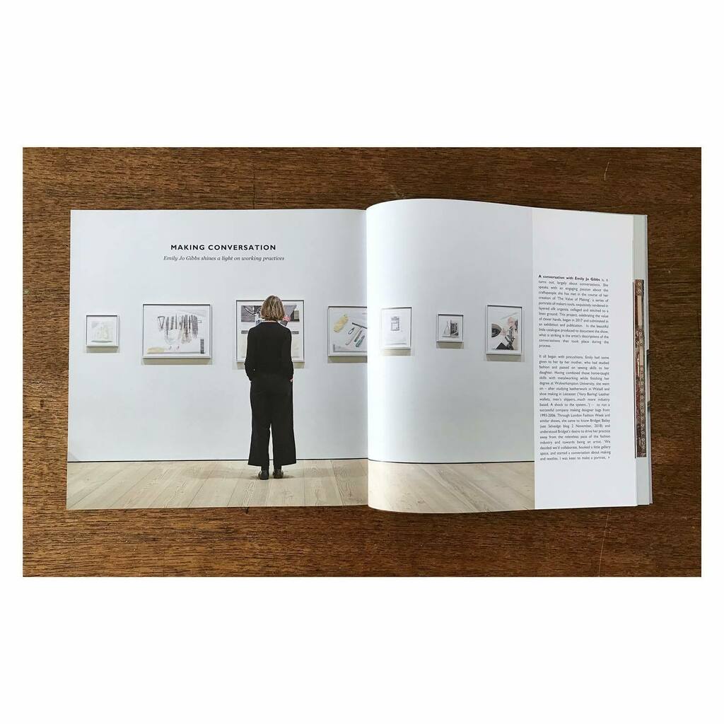 EmilyJoGibbs's tweet photo. Tomorrow evening I’m in conversation with Mary Schoeser and Linda Eaton as part of the @winterthurmuse Textile Conference. I first met Mary last year when she came to interview me for this article in @selvedgemagazine #inconversation #makingconversation #textileconference #h… https://t.co/UeUD3aFxjj
