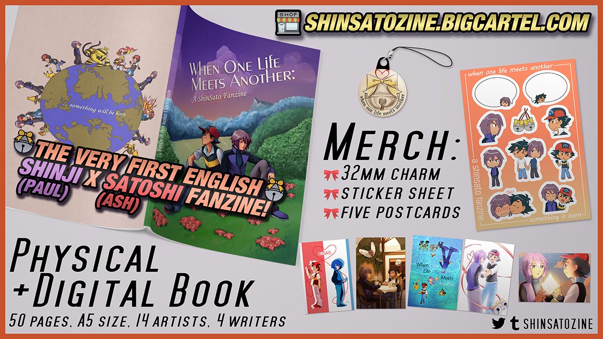 ShinsatoZine's tweet photo. The shop is OPEN!! Get your copy of the very first international #ShinSato zine! Limited stock!
初めての海外向けの
#シンサト アンソロジー本は発売中!
International: https://t.co/IaMyzneGux
Japanese residents / 日本国内: https://t.co/GnokOMnNN7
#anipoke #comashipping #fanzine https://t.co/8QP98Ihzck