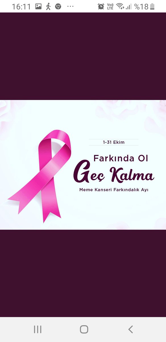 huly_eylul's tweet photo. #kanserdenkorkmageçkalmaktankork #kanserdeğilbizgüçlüyüz #erkentanıhayatkurtarır #kansereinathayatagülümse #memekanserifarkındalıkayı #overca #kadınkanserleri https://t.co/v0LfEaFPps