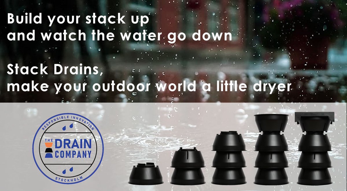 TDCStockholm's tweet photo. In a world where rain water seems to keep coming flooding is almost an unavoidable fact of life, however Stack Drains can help solve this issue, buy yours today from Amazon.

https://t.co/doEeCmKpNa https://t.co/1kKOwjwCDl