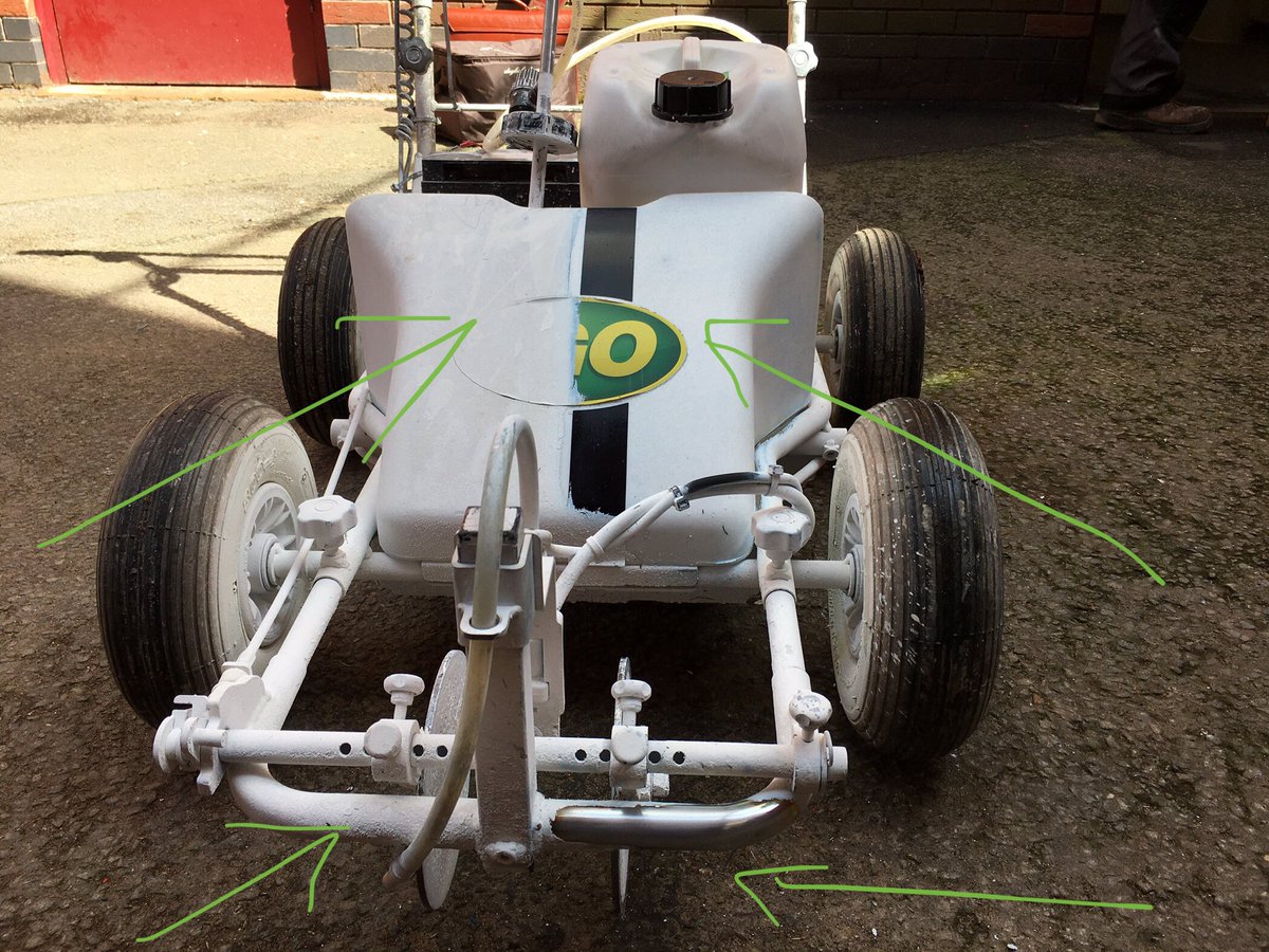 Ready4Matchday's tweet photo. CB100
•Water based, phosphate, solvent free &amp; PH neutral
•Removes contaminants, grease, rubber marks, bitumen, wax residue, paint &amp; grass stains
•Cleans pumps, tanks, nozzles, &amp; groundcare machinery
https://t.co/j4sJtOId6H

sales@readyformatchday.com
#Pitchero #iog #groundcare https://t.co/YLTwxUhVXR