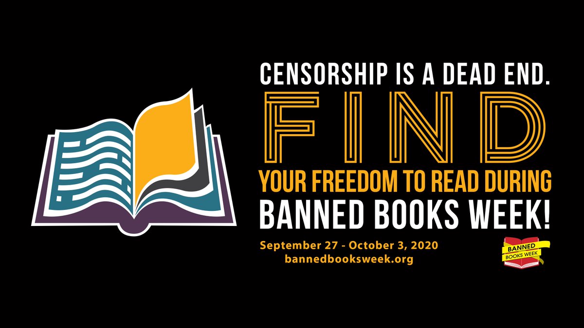 Don't ban books. Buy books. Borrow books. Read books. Support the freedom of expression. End censorship. This week. Every week. Always.

#BannedBooksWeek #bannedbooks #FirstAmendment #freespeech #censorship #intellectualfreedom #bannedbookslist