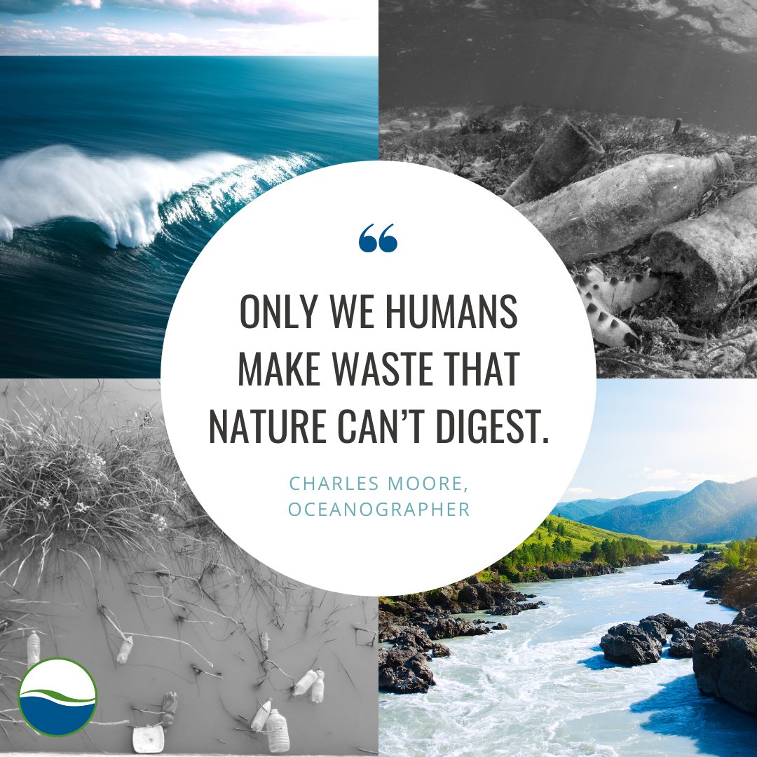 StormWaterSystm's tweet image. "Only we humans make waste that nature can’t digest."  - Charles Moore, Oceanographer and discoverer of  the Great Pacific Garbage Patch

#garbagepatch #nature #quotes