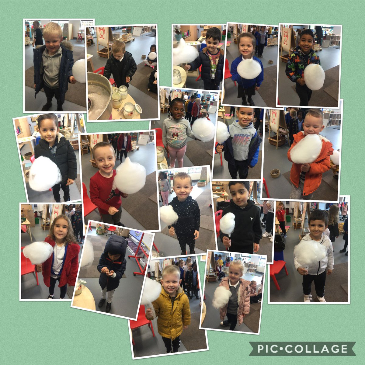 EYFS even had candy floss as part their Goose Fair day. We needed to wait in line patiently and pay 5 coins! Yum yum 😊☺️
