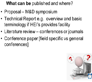 RemieBags's tweet photo. What you can publish from your Masters &amp; PhD work-Prof. Judy van Biljon @judytweet22 @unisa to PhD and Masters students in E. African institutions in #ICT4D at the inaugural meeting of @ipidict4d E. Africa Chapter at @MakCoCIS @MakerereU https://t.co/1nmZrCCNp3