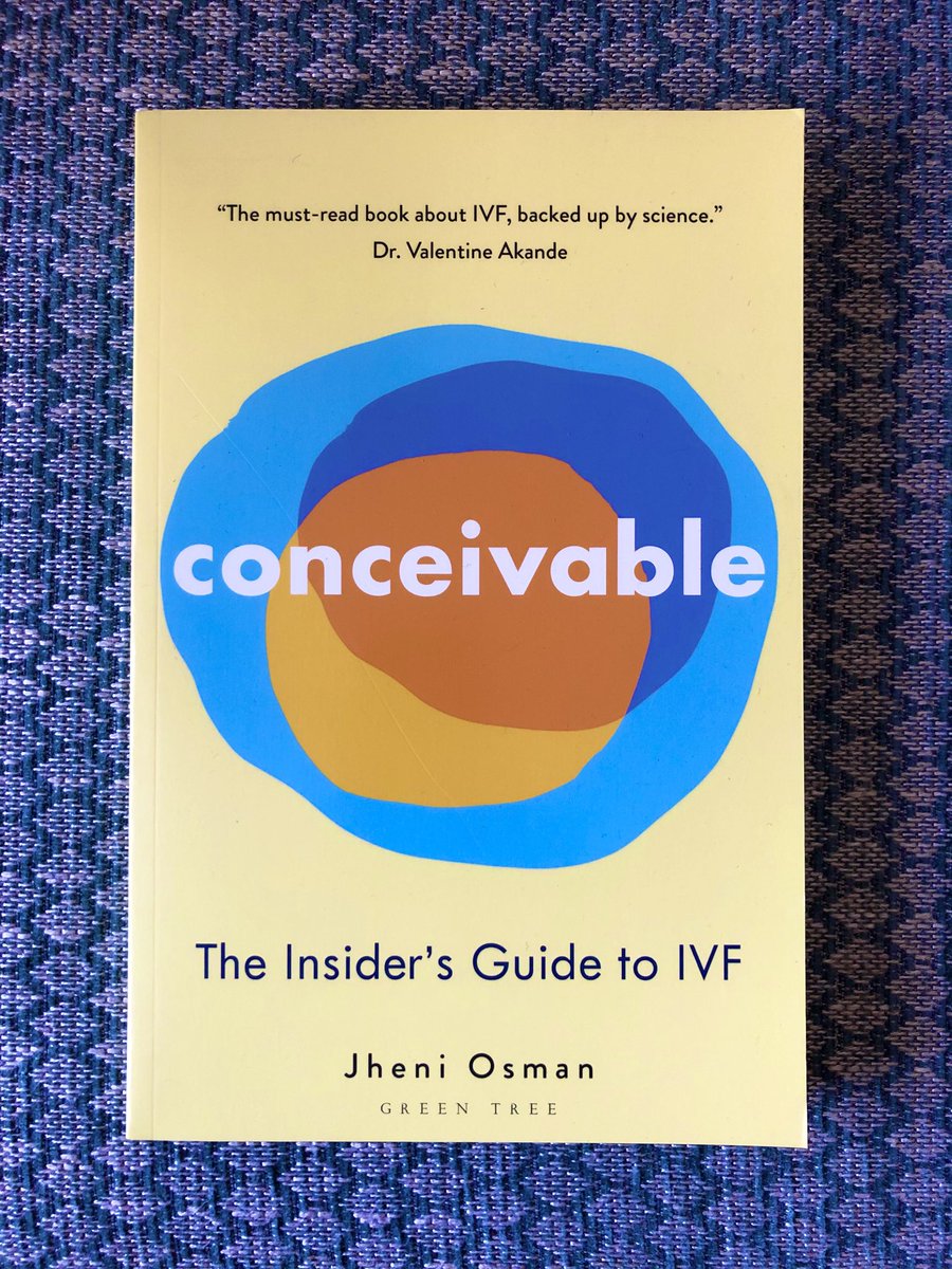 lucycmorris's tweet photo. Wishing a very happy publication day to @JheniOsman and #Conceivable. This comprehensive and accessible book is the ultimate IVF companion, out today @BloomsburyBooks https://t.co/a1GYOEz7p3