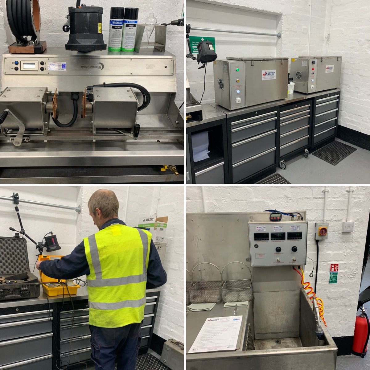 Scotia_NDT's tweet photo. UKAS calibrations done for another year thanks to Luke from Johnson&amp;Allen and delivery of a shiny new dust storm cabinet 👍🏻😊 for all your inspections requirements give us call or drop us an email  #UKAS @JandA_ltd #Calibrations #MPI #DPI #NDT #Testing #GreatService https://t.co/xxF7RkcTpM