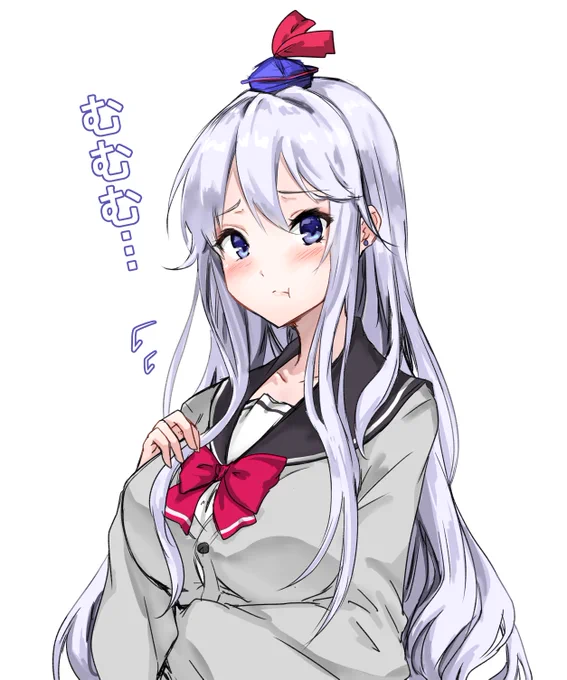東方学園シリーズ再掲
jk 妹紅さん
jk 慧音てんてー
後輩にお説教していた妹紅先輩を特に理由のない風が襲う。+からかわれてぷんすこしてる慧音てんてー 