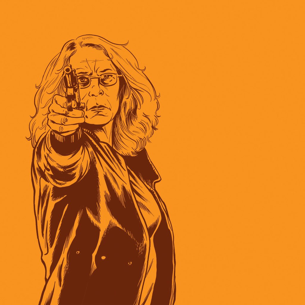 brentschoonover's tweet photo. First day of #octoberartchallenge!Figured we go big to kick it off. LAURIE STRODE (@curtisleejamie) from @halloweenmovie. Really enjoyed the @blumhouse 2018 film, and excited to see what they do in the two planned sequels. https://t.co/AooEE9jYwE