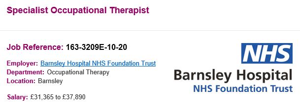 We are looking for two OTs to be part of our acute hospital therapy team. 

The posts will focus on early OT intervention at the beginning of the patients’ hospital admission and will have  close links with the community D2A team.

DM me for details.

jobs.nhs.uk/xi/vacancy/916…