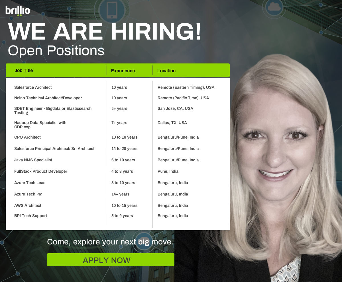 BrillioGlobal's tweet photo. We’re looking for innovators and #GameGhangers like you. Apply now - https://t.co/KsWcCPEb6o to be a part of the #Brillio family. 

#wearehiring #hiring #jobsintech #techjobs 
#growwithbrillio #womenintech #femtech #brillians https://t.co/GrZeWbVOkT