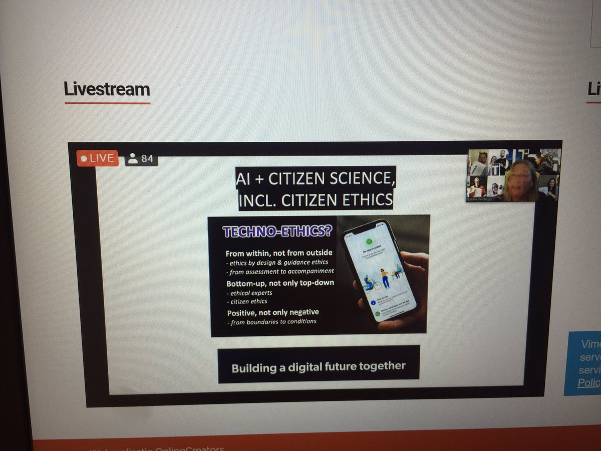 Interessante presentatie van Sabine Wildevuur over de meerwaarde van citizen science in AI for Health, en includeren van ‘unheard voices’. #AIinHealthcareConference